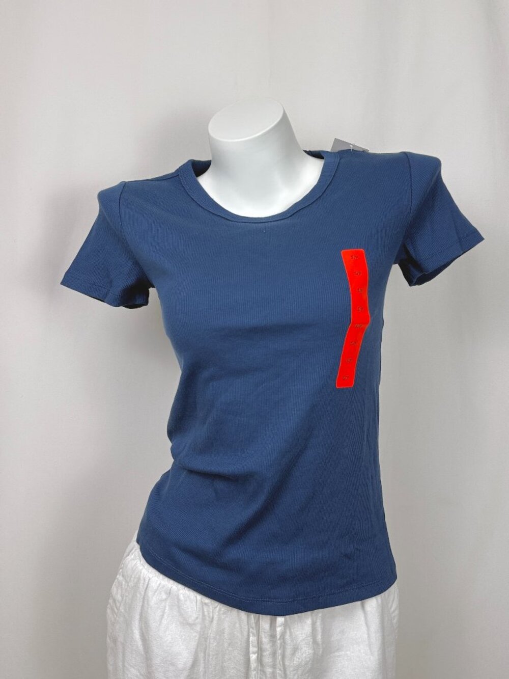 🔥4 for $20🔥George Women Ribbed T-Shirt Insignia Blue XS S M L XL XXL NWT
